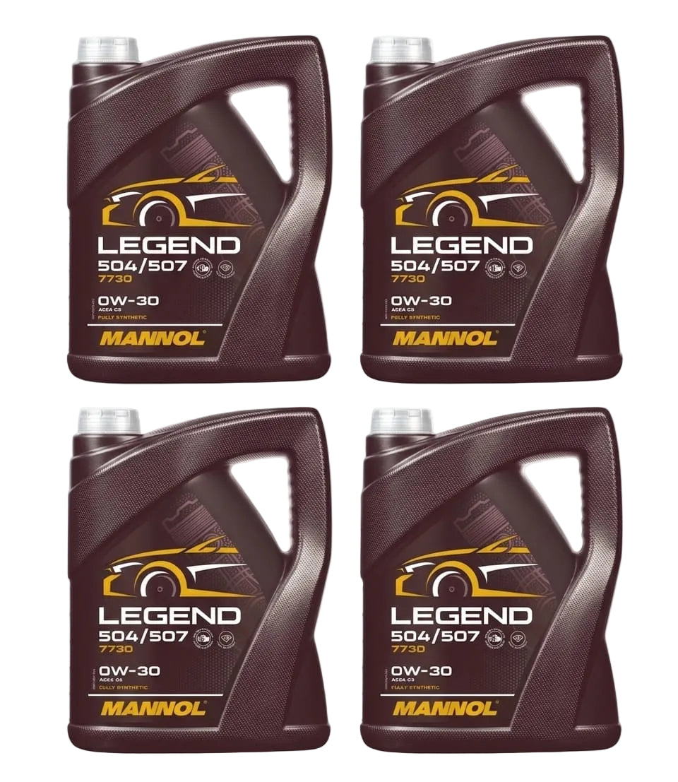 Mannol Legend 504/507 0W30 Engine Oil - 4 x 5L (box of 4) (7730-5)