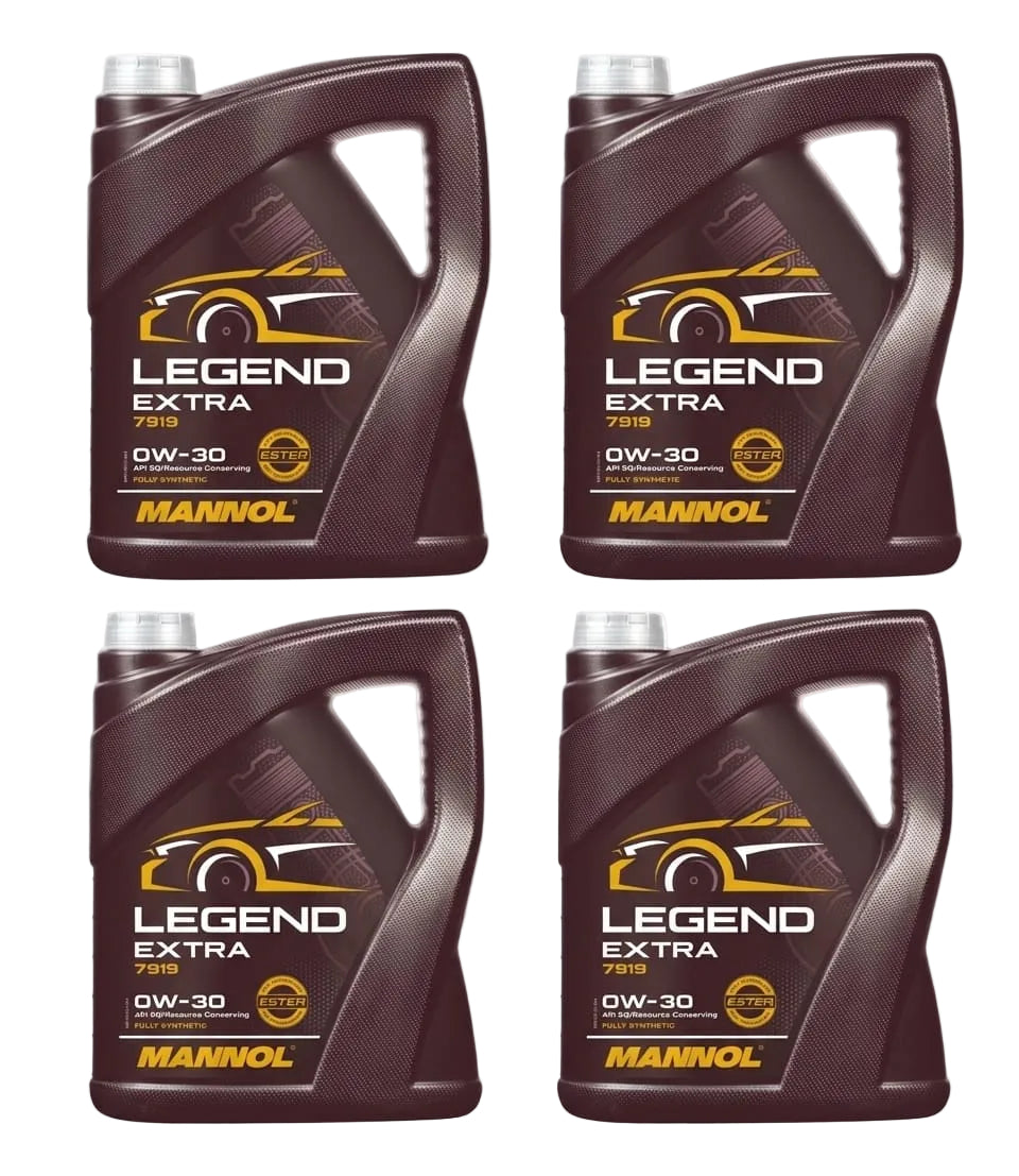 Mannol Legend Extra 0W30 Engine Oil - 4 x 5L (box of 4) (7919-5)