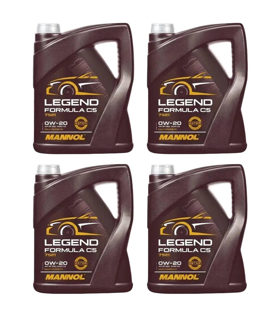Mannol Legend Formula C5 0W20 Engine Oil - 4 x 5L (box of 4) (7921-5)