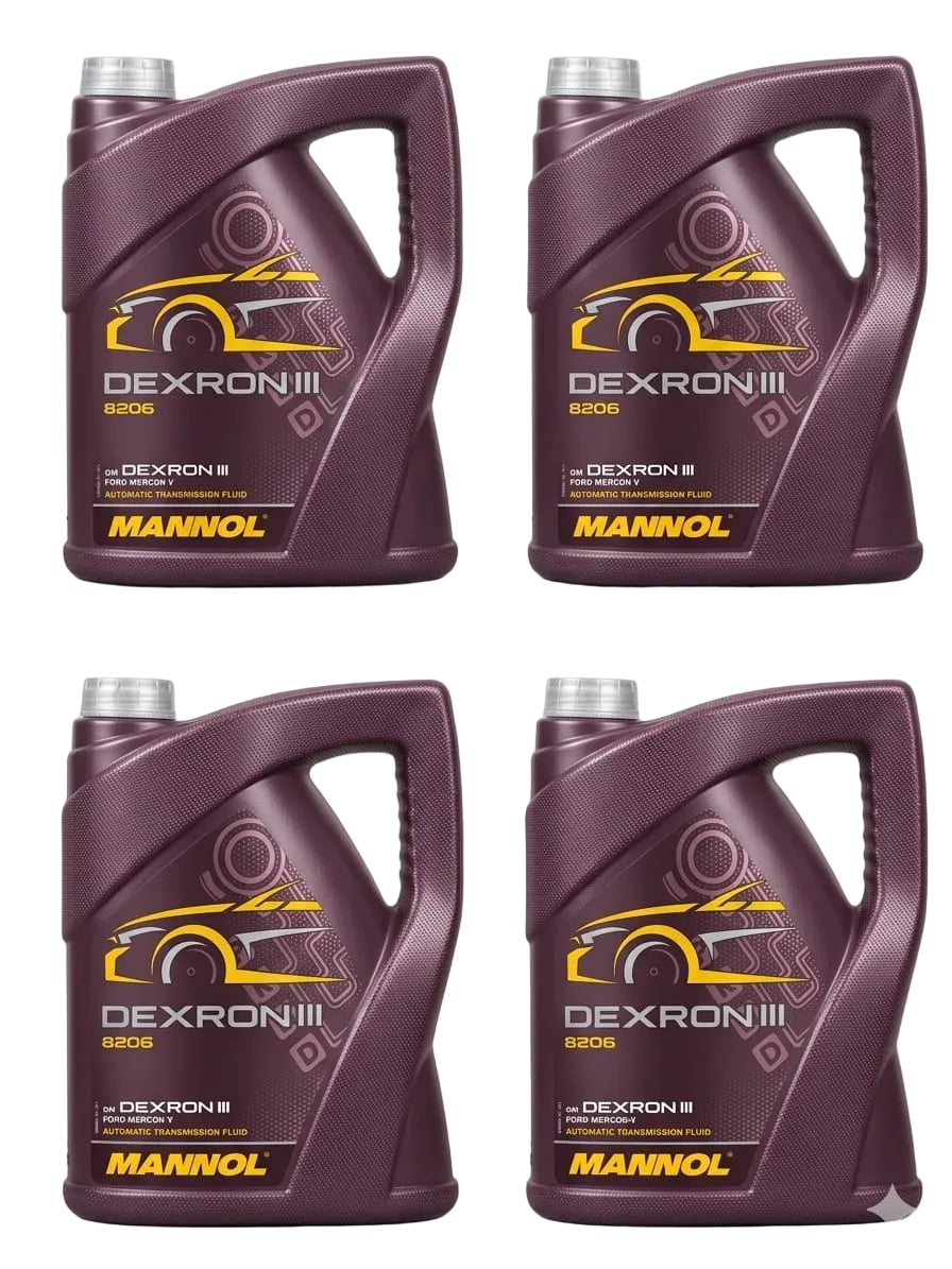 Mannol ATF Dexron III Fluid - 4 x 5L (box of 4) (8206-5)