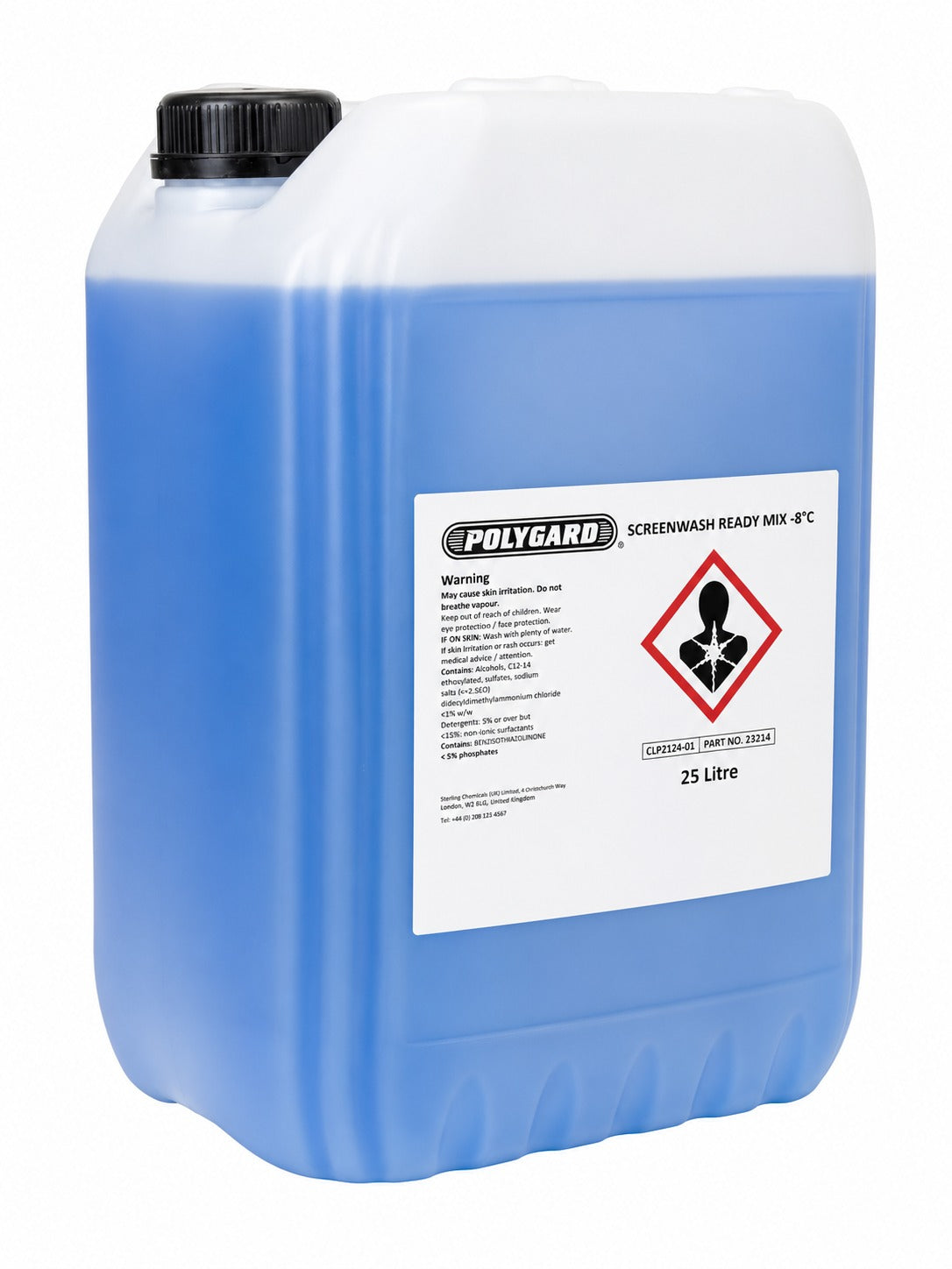 POLYGARD Screenwash Ready Mix -8°C - 25L (C13Z)