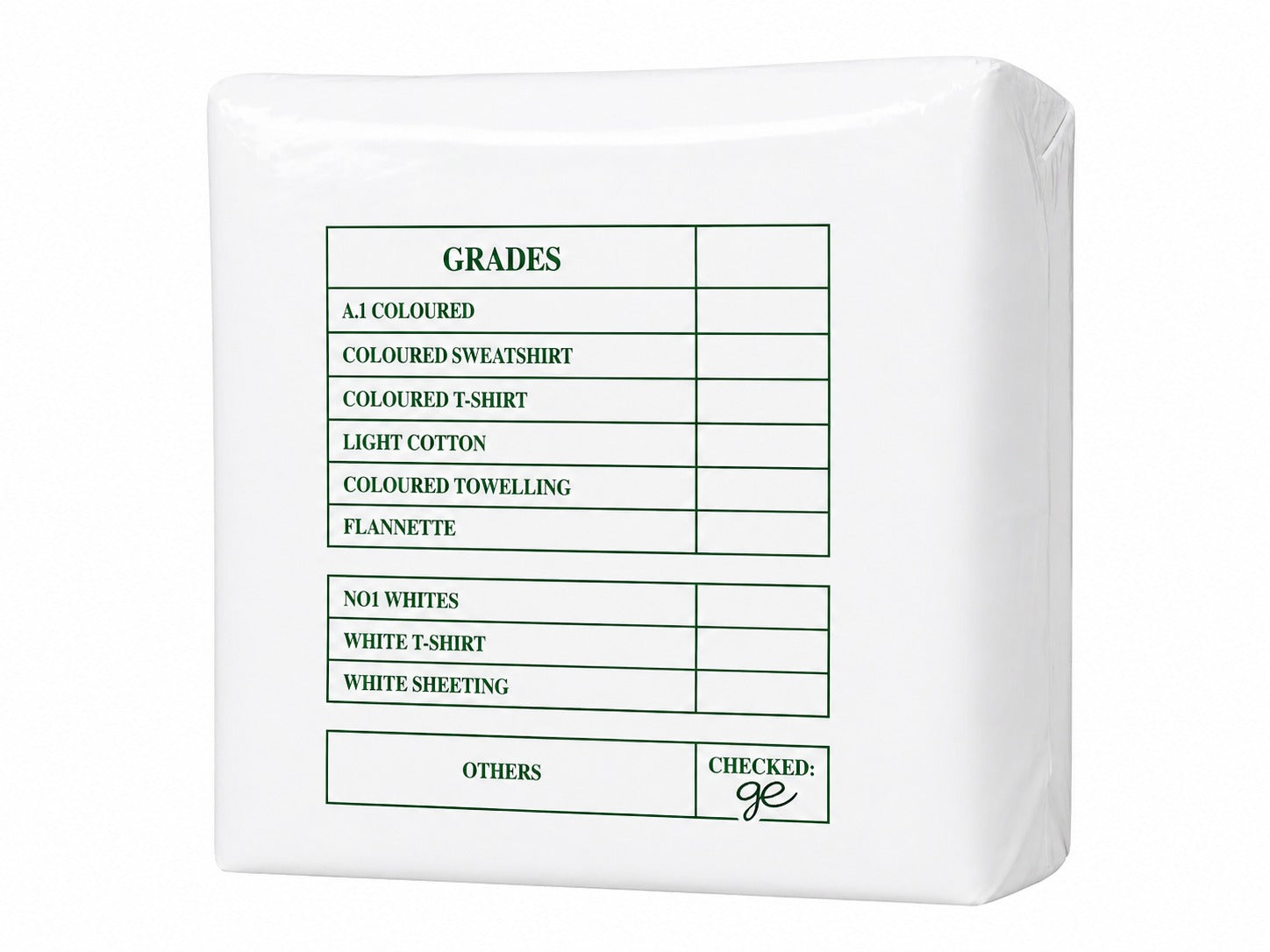 Industrial coloured cotton cleaning wipes - 10kg bundle (RAX102T)