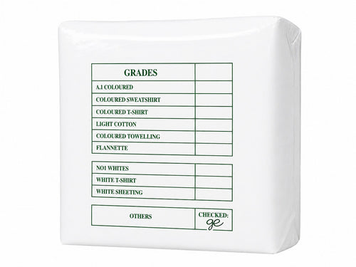 Industrial coloured cotton cleaning wipes - 10kg bundle (RAX102T)