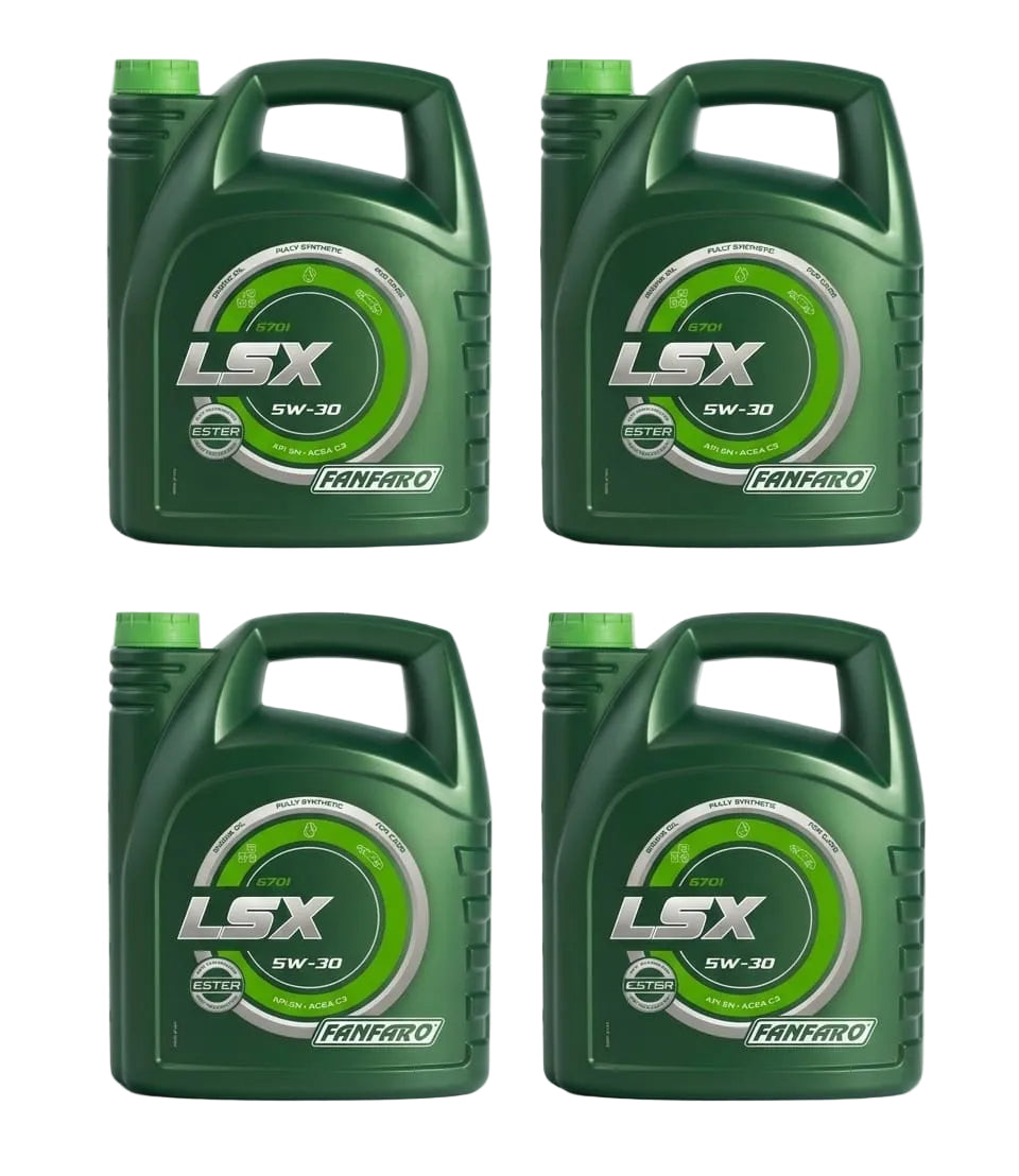Fanfaro LSX Longlife 504/507 5W30 Engine Oil 4 x 5L (box of 4) (6701-5)