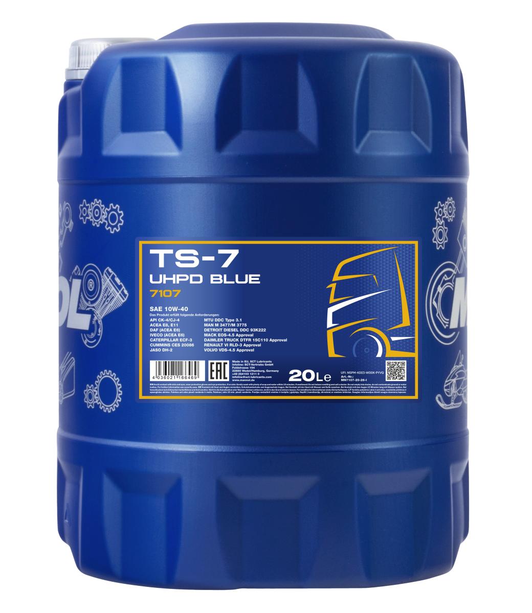 Mannol TS-7 10W40 UHPD Blue - 20L (7107-20)