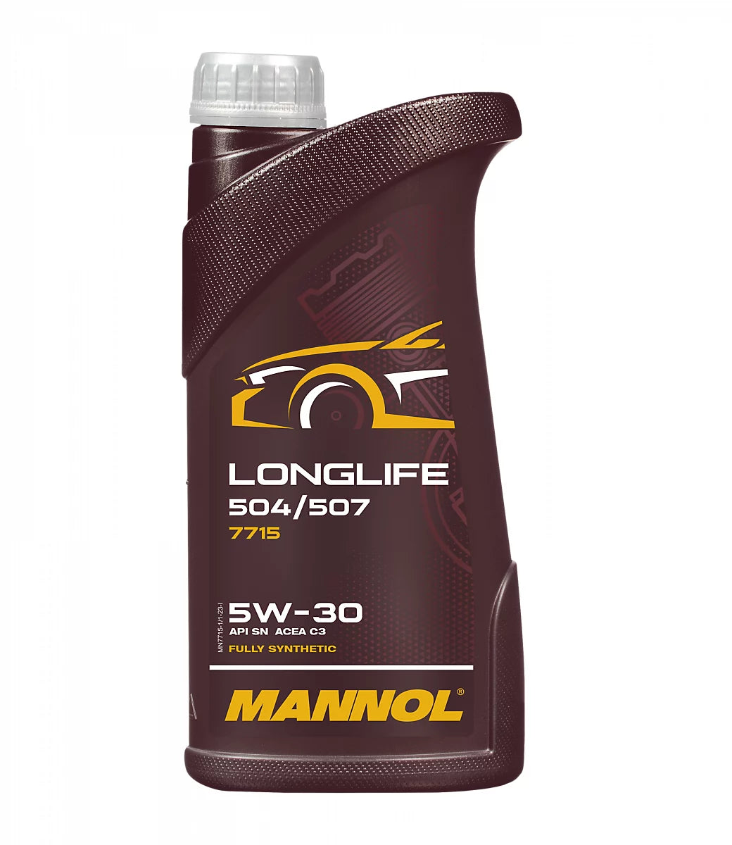 Mannol Longlife 504/507 5W30 Engine Oil - 20 x 1L (box of 20) (7715-1)