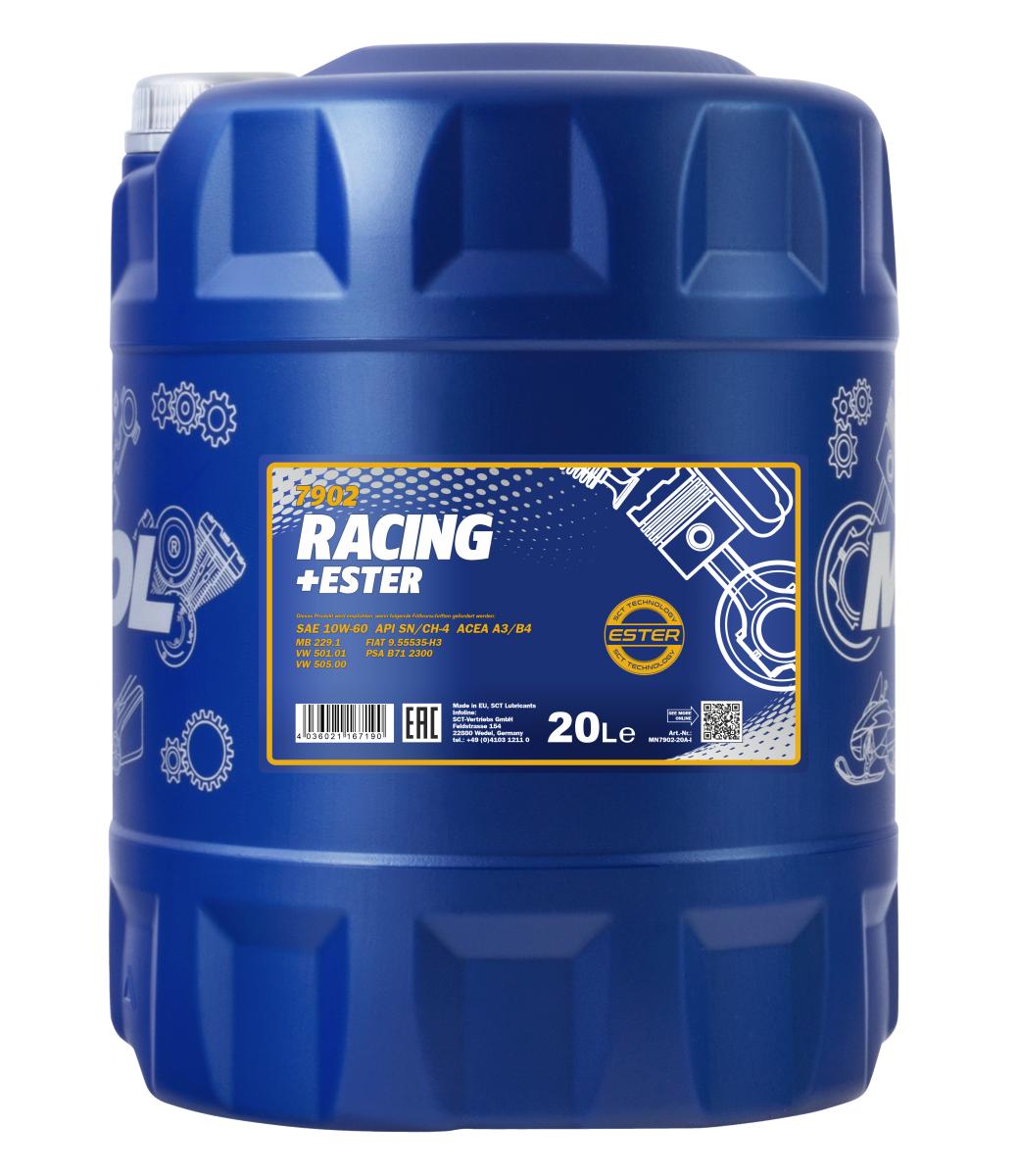 Mannol Racing Ester 10W60 Engine Oil - 20L (7902-20)