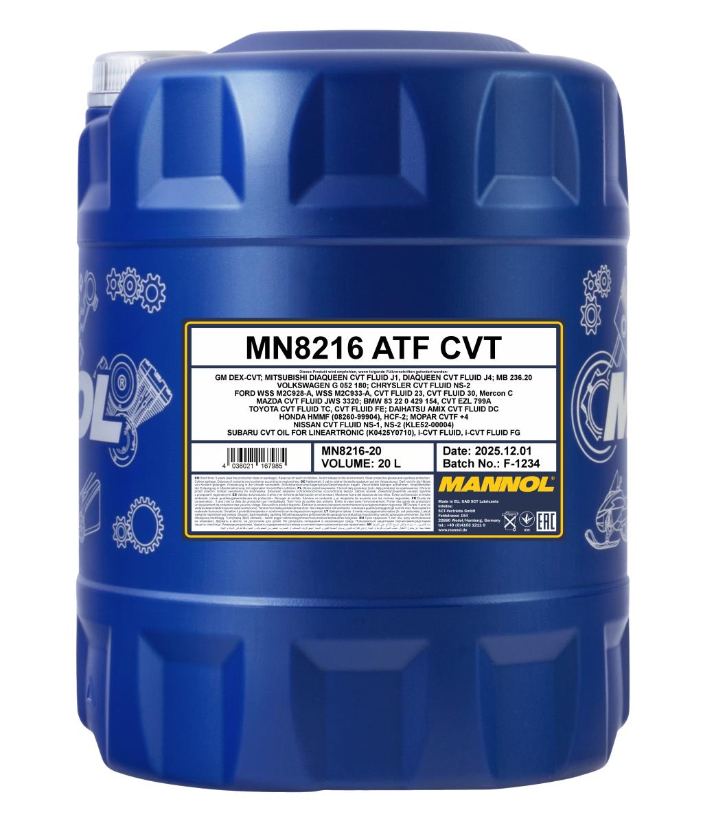 Mannol ATF CVT Fluid - 20L (8216-20)