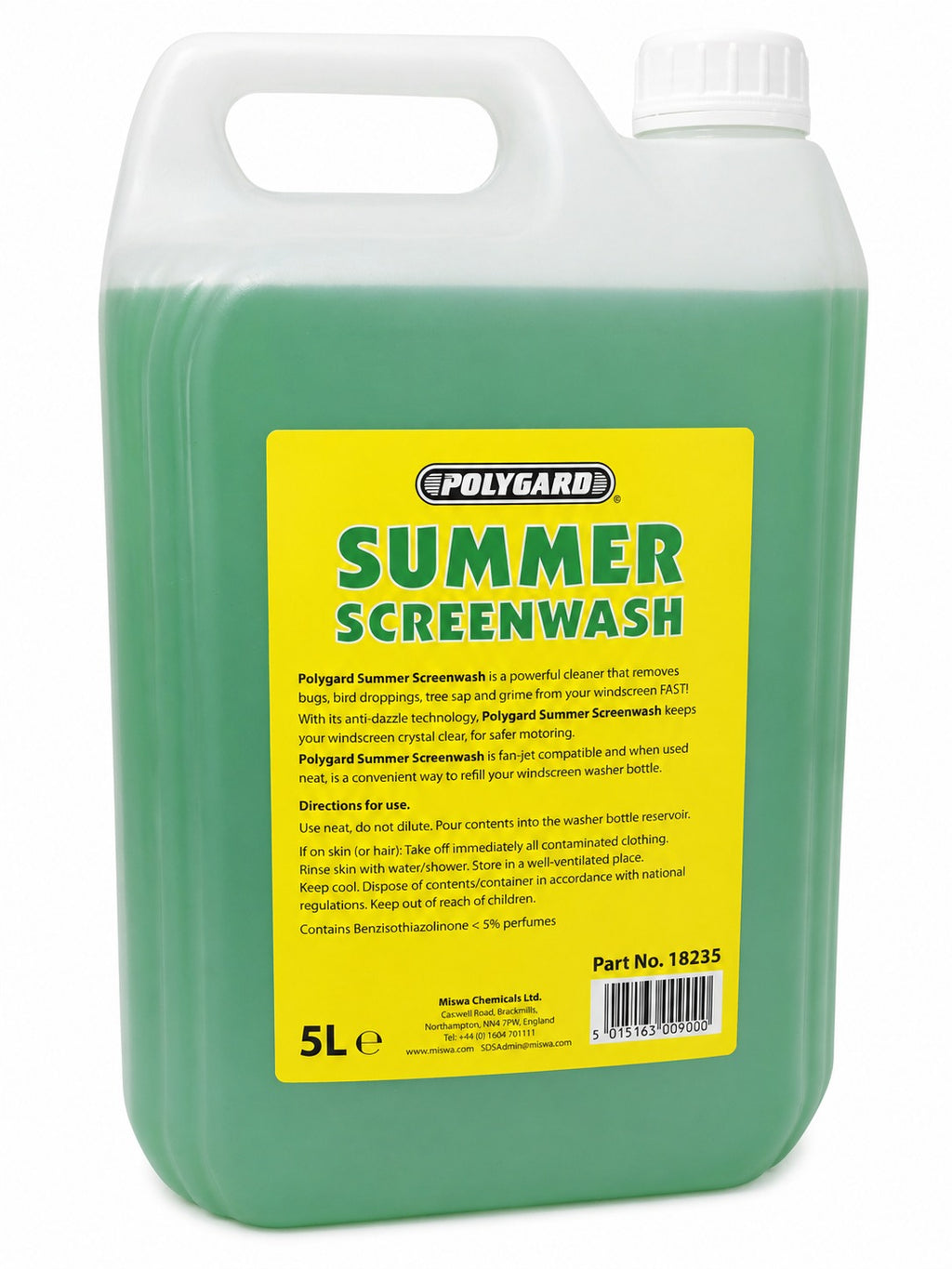 POLYGARD Summer Screenwash - 5L (C13WW)